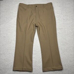 Vintage Levi's 517 Saddleman‎ Bootcut Khaki Beige Pants Men's 41x26